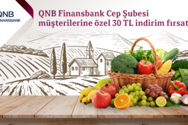 QNB Finansbank Cep Şubesi Müşterilerine Özel 30 TL İndirim Fırsatı
