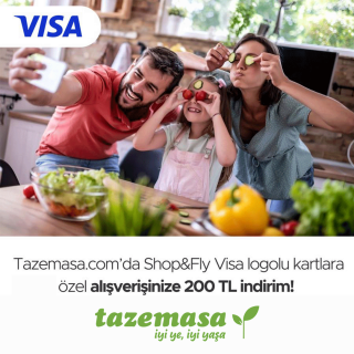 Shop&Fly Visa Logolu Kartlara Özel 200 TL İndirim